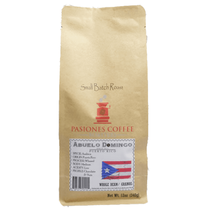 Pasiones Coffee Abuelo Domingo Grano