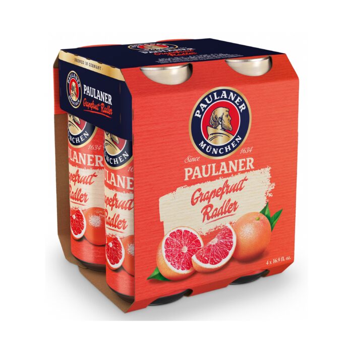 Paulaner Radler Grapefruit (16.9 oz) - 6/4-Pack - Image 2